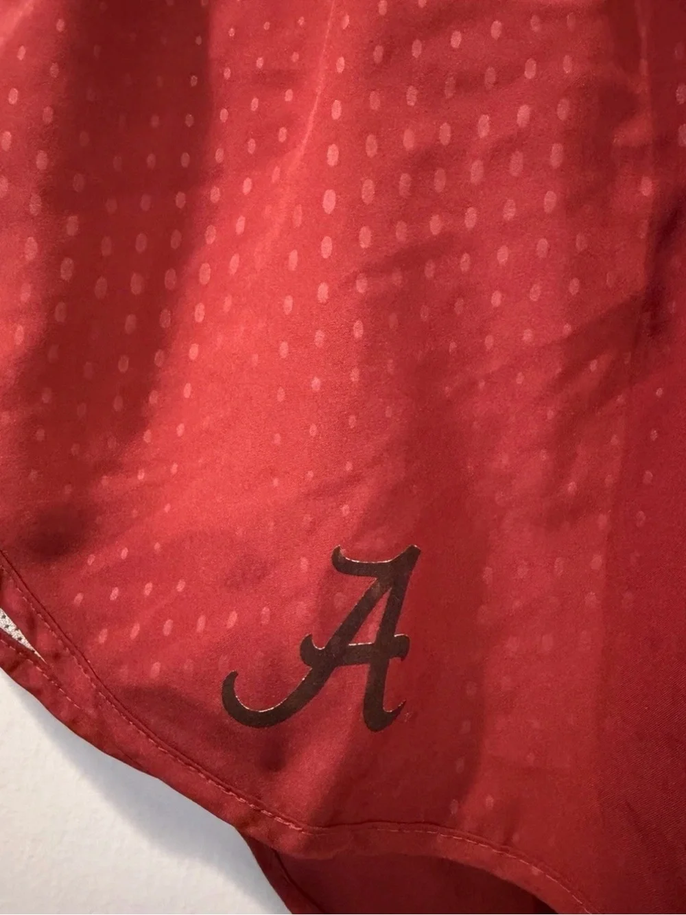 Nike DRI-FIT Womens Medium Running Shorts University of Alabama Roll Tide